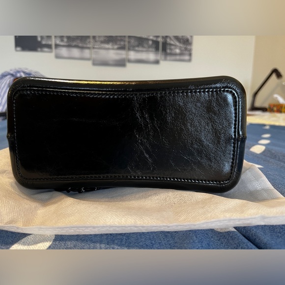 Black Cowhide Quilting Chain Bags - Picture 3 of 8